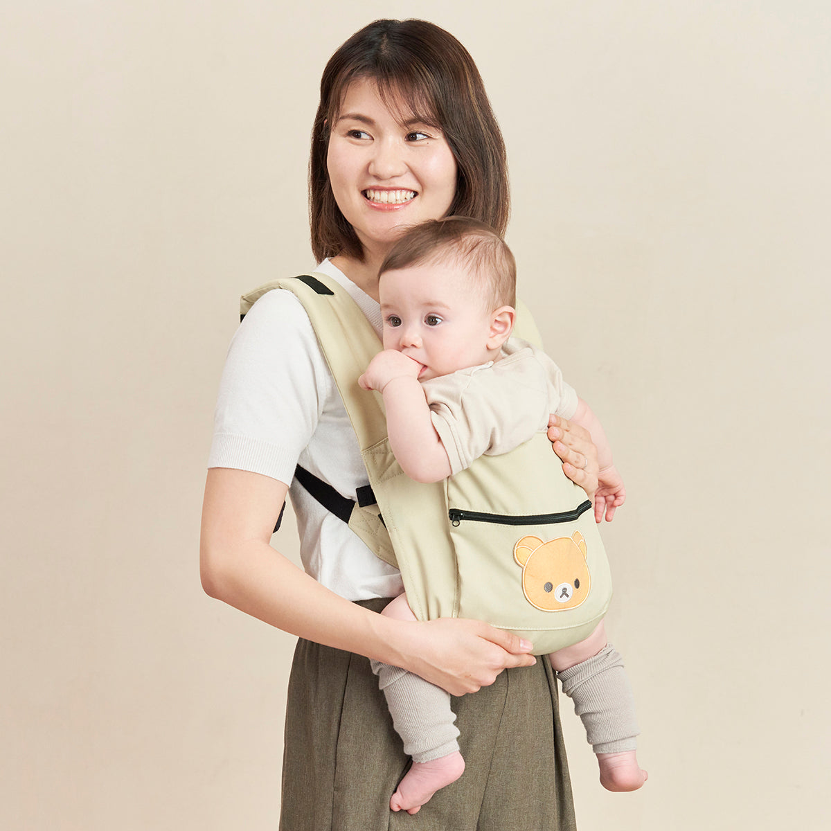リラックマベビー 抱っこ紐(ワッペン付き)