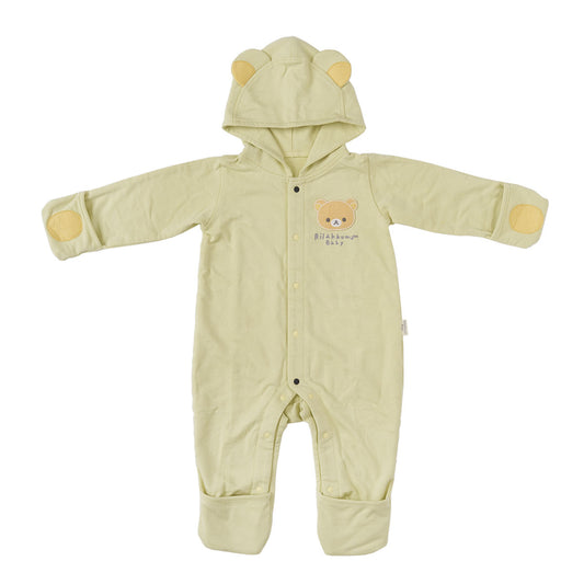 リラックマベビー フード付きロンパース