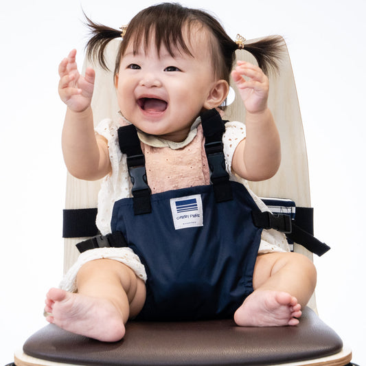 キャリフリー チェアベルト ホールド(当店限定カラー:ネイビー×ボーダーネイビー)