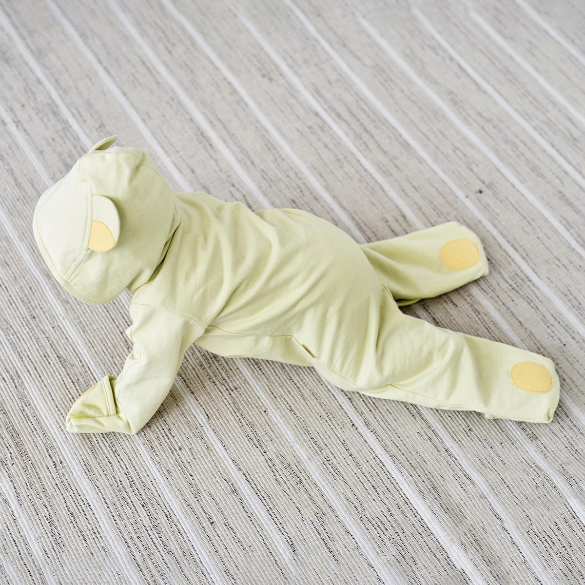 リラックマベビー フード付きロンパース