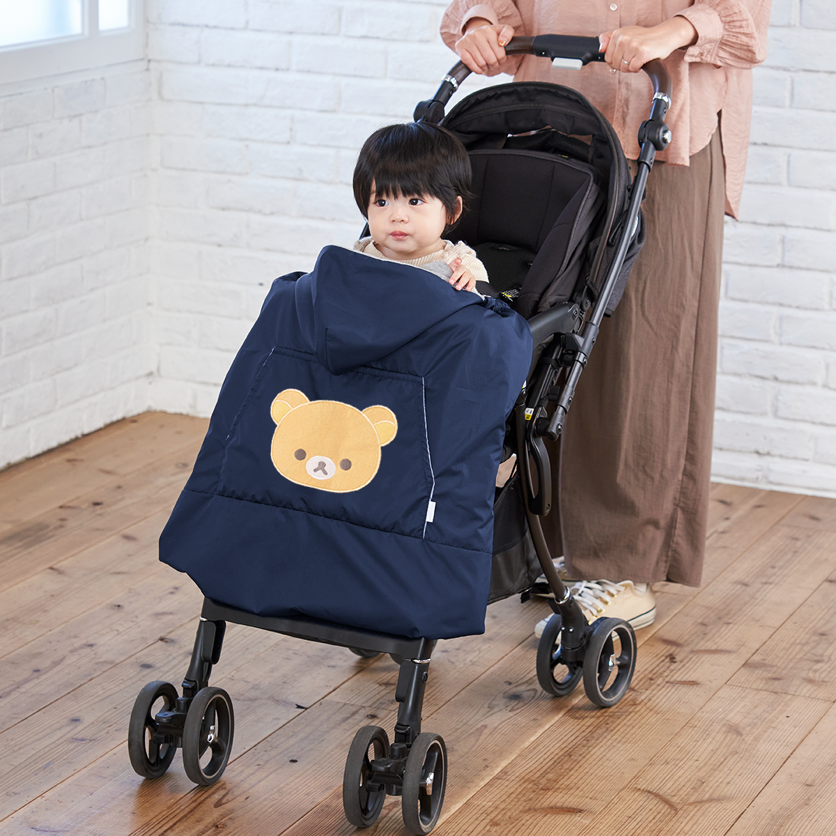 リラックマベビー あったかケープ